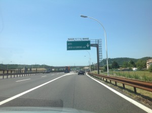 Afrit Lago di Garda sud - Affi