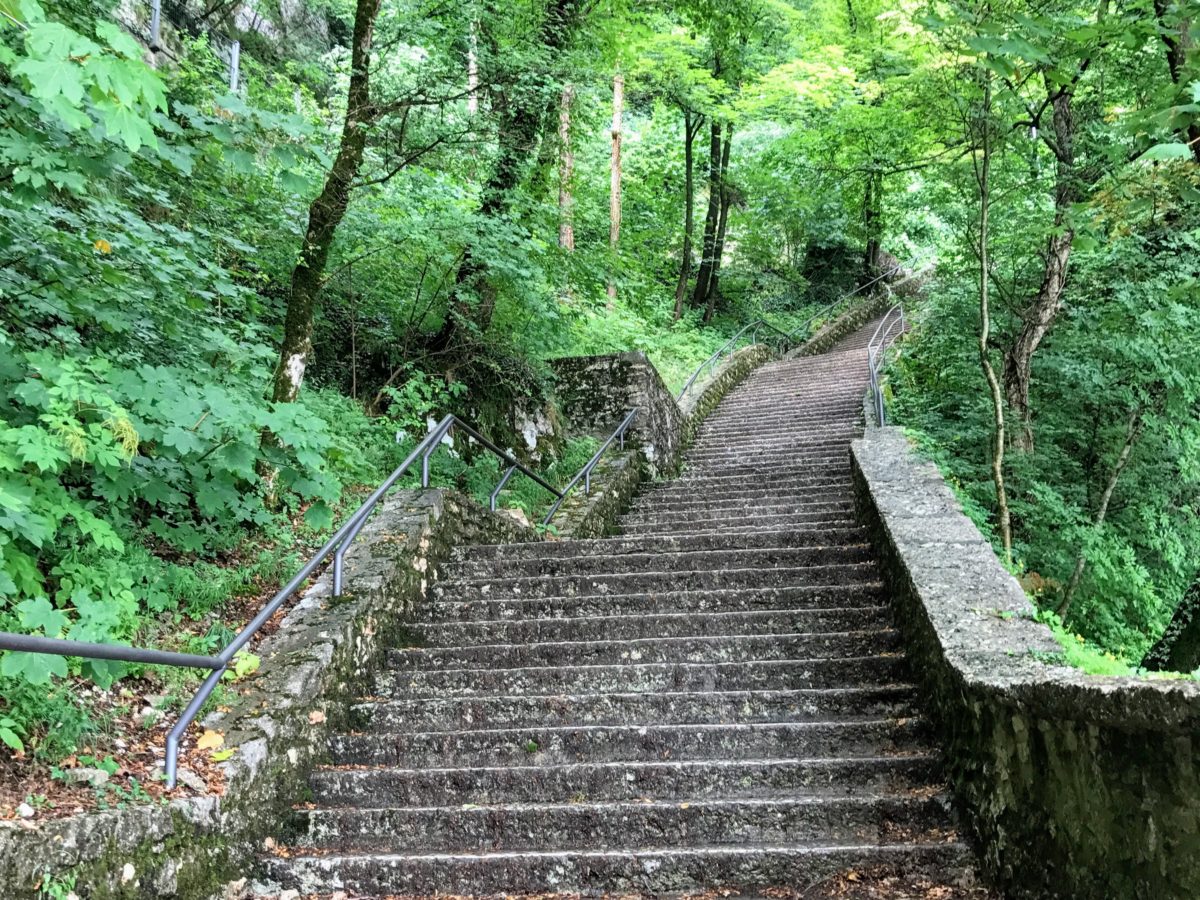 Trappen doen bij Madonna della Corona