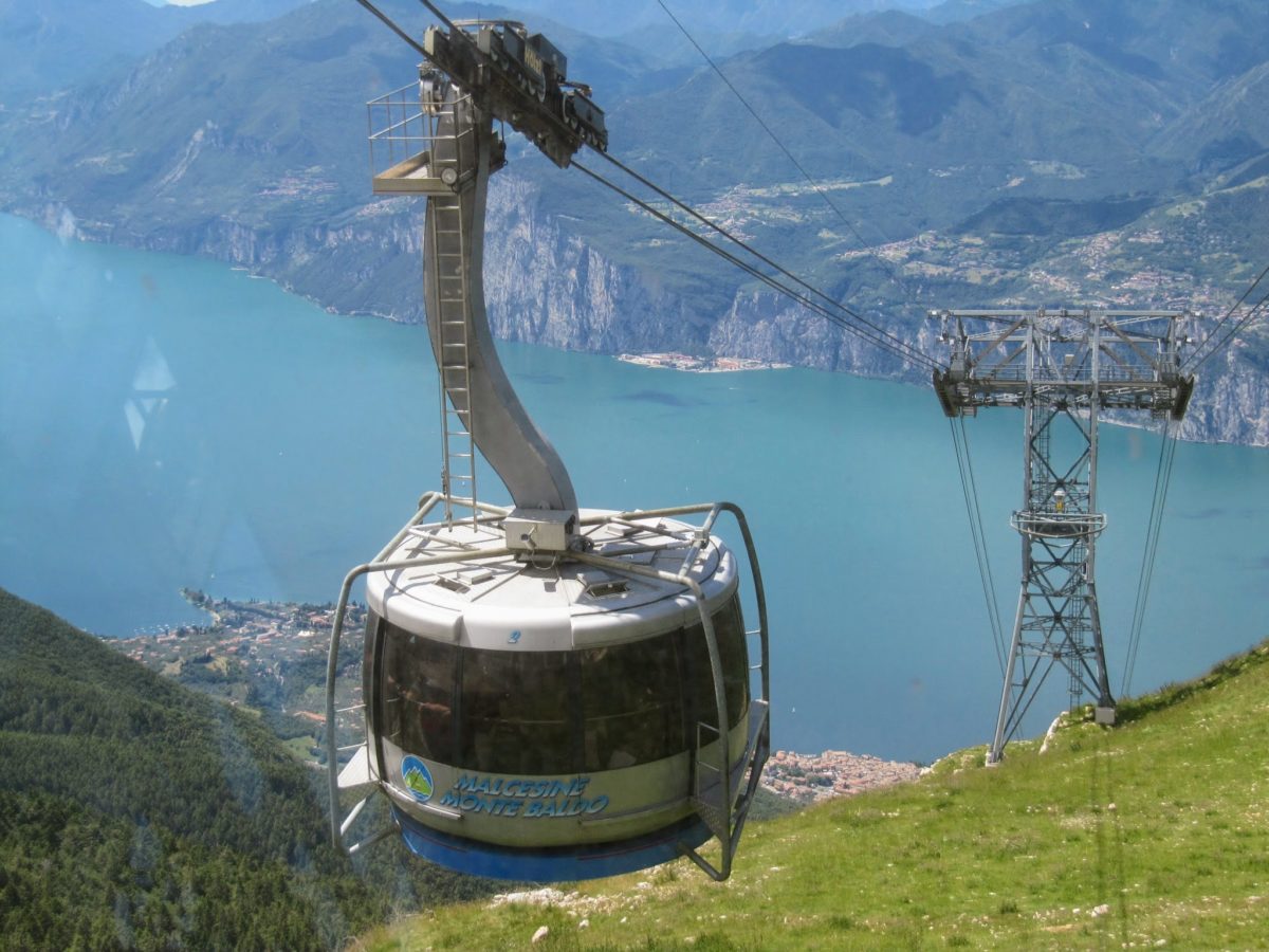 Kabelbaan naar Monte Baldo Gardameer